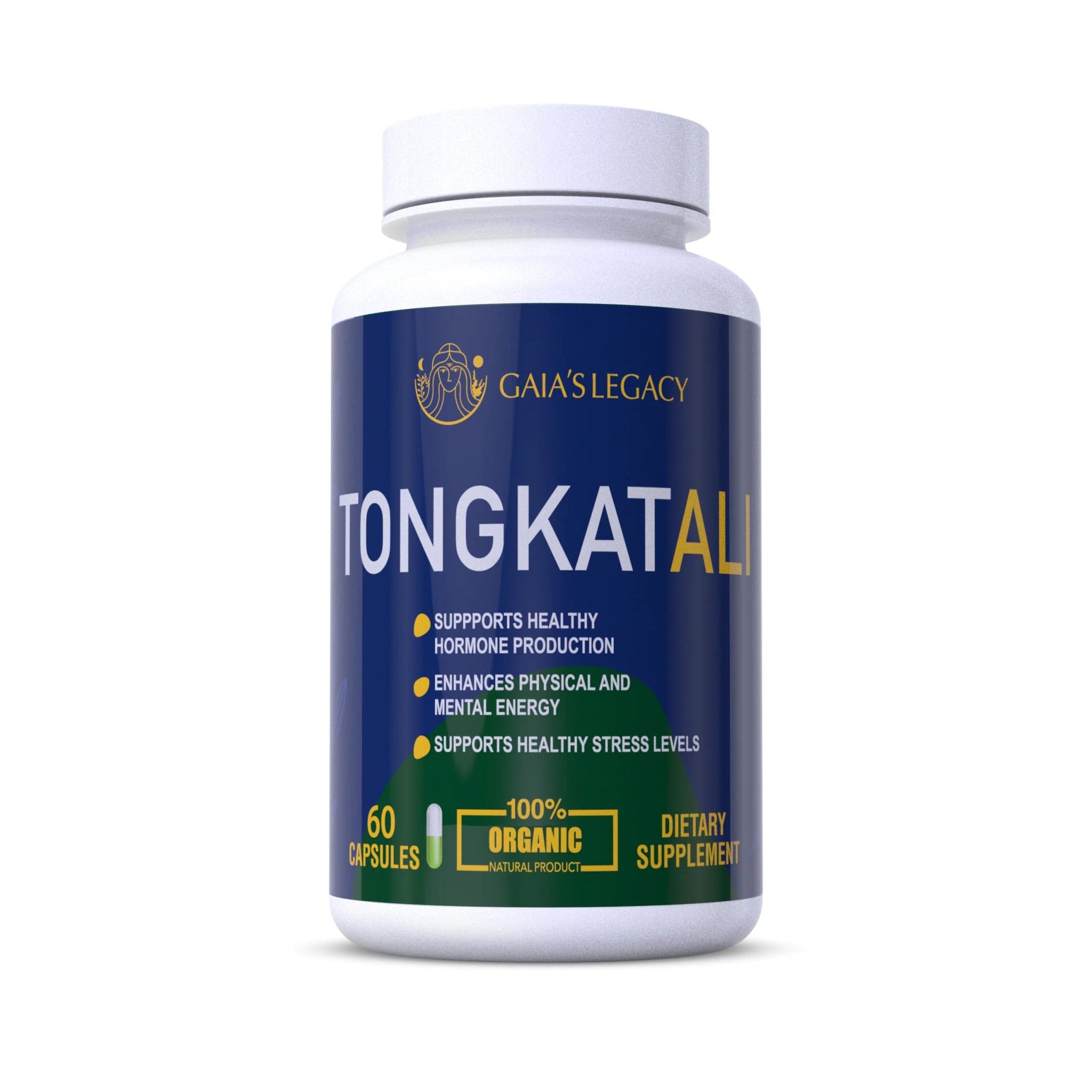 GAIA'S LEGACYTongkat Ali 500mgHerbal ExtractRED SUPPS