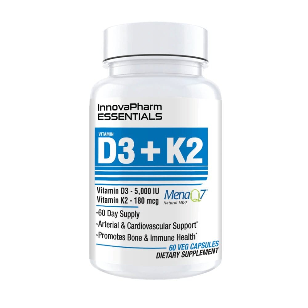 InnovaPharm D3+K2 60 Capsules D3 + K2