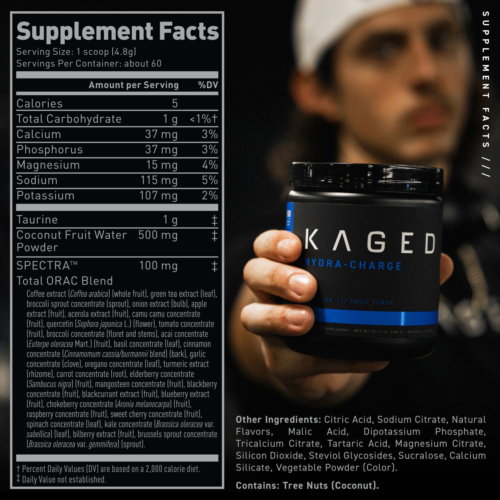 Kaged Muscle Hydra-Charge Daily Electrolyte Drink