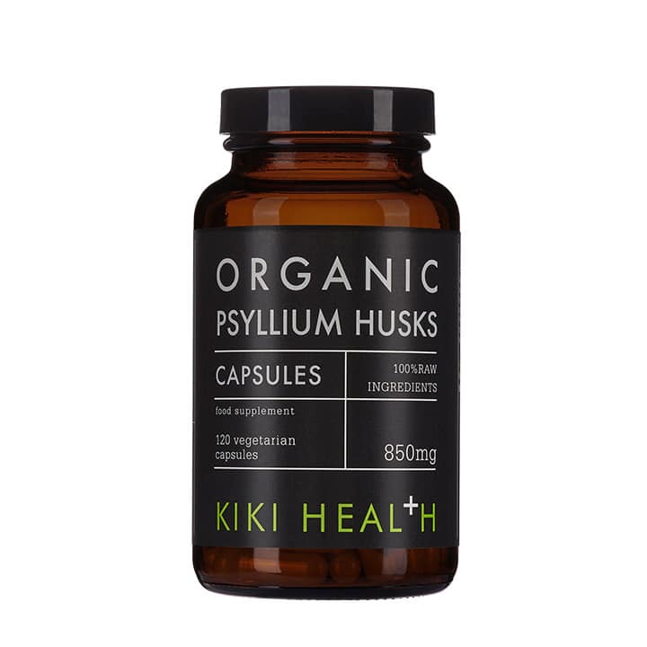 KIKI HEALTH Organic Psyllium Husks 120 Vcaps Organic Psyllium Husks