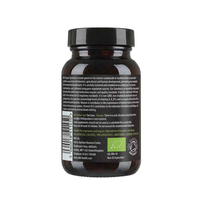 KIKI HEALTHOrganic Spirulina TabletsOrganic SpirulinaRED SUPPS