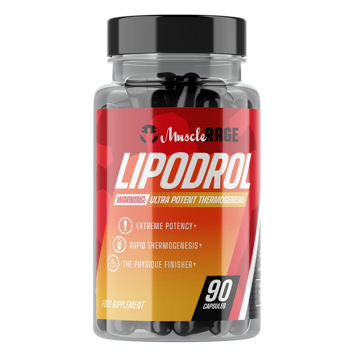 Muscle Rage Lipodrol 90 Capsules Fat Burner