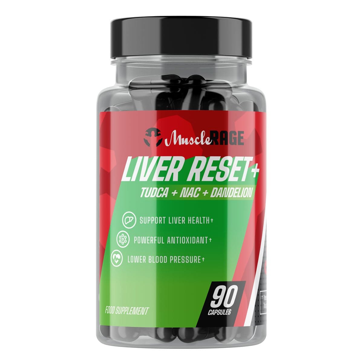 Muscle Rage Liver Reset + 90 Capsules