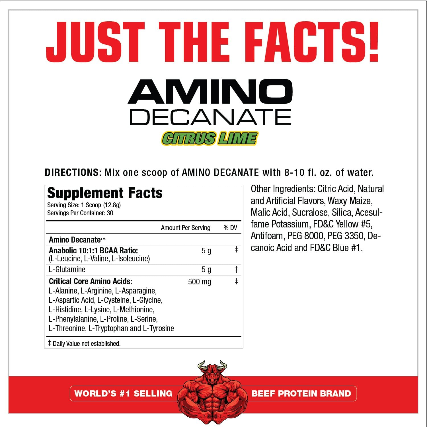 MuscleMeds Amino Decanate Amino Acids