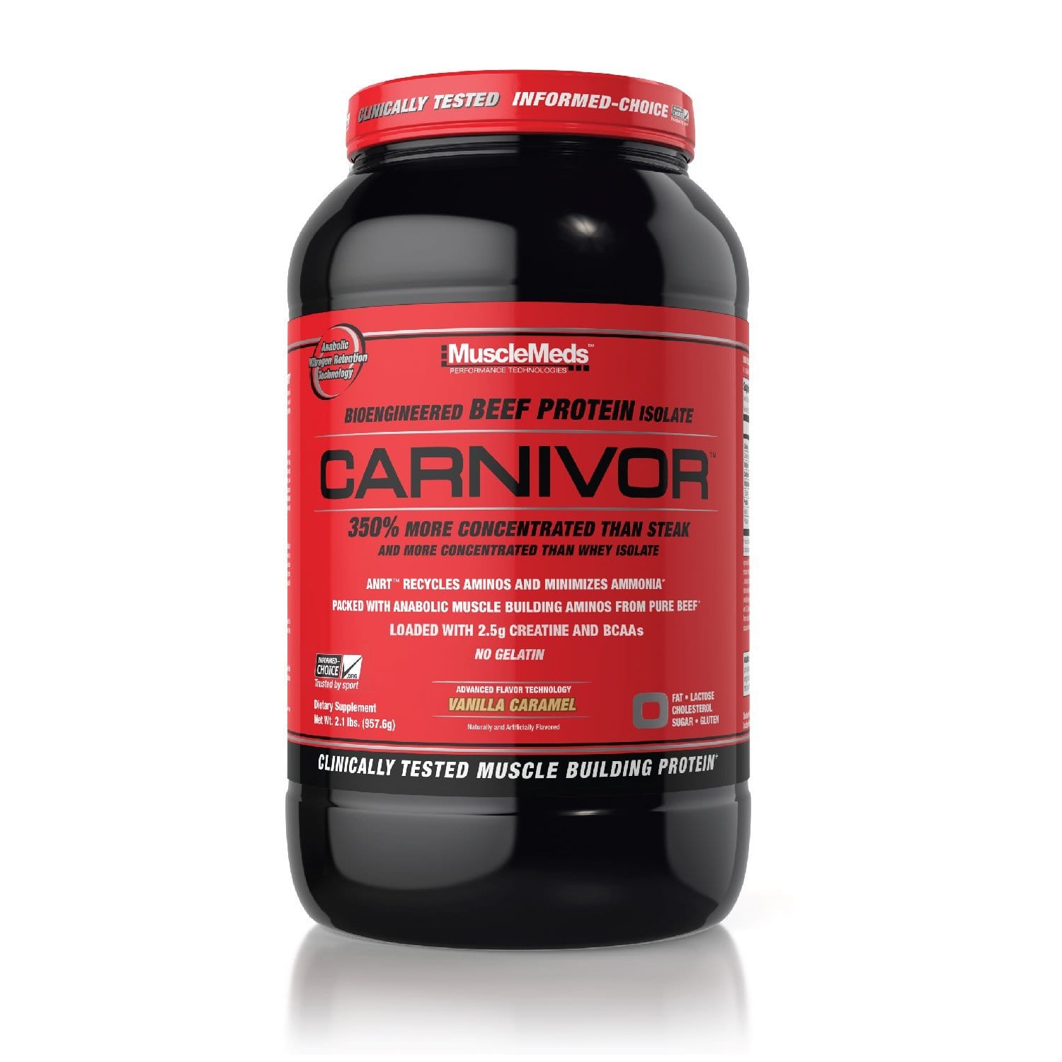 MuscleMeds Carnivor 2 lbs 2 lbs / Vanilla Caramel Beef Protein Isolate