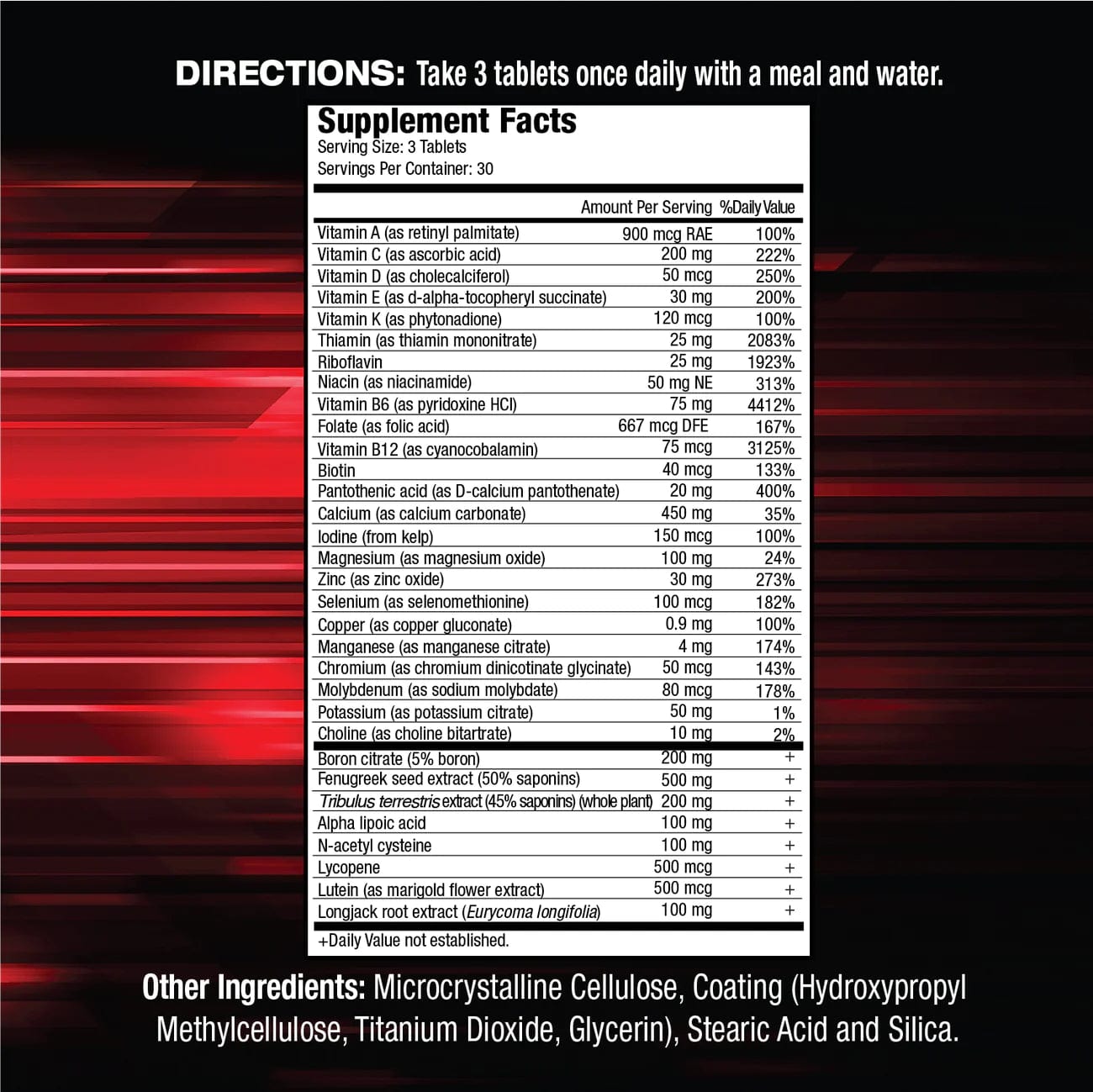 MuscleMedsVitamin TMultivitaminRED SUPPS