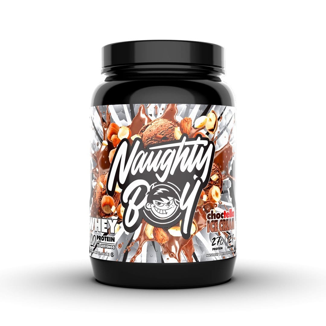 Naughty Boy Lifestyle Whey 100 - Grass Fed Whey Protein Blend 1 kg / Choctella Ice Cream Grass Fed Whey Protein Blend