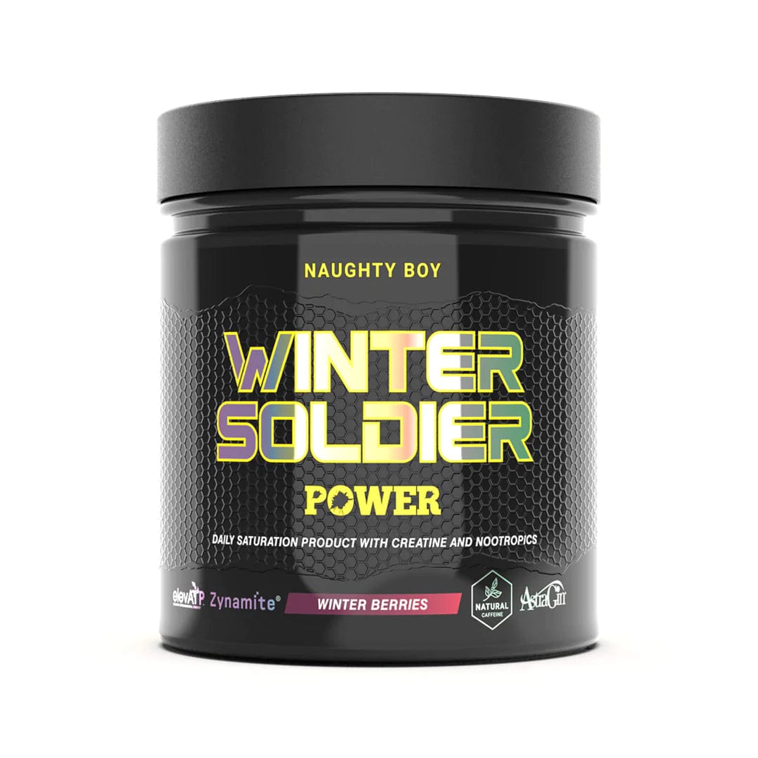 Naughty Boy Lifestyle Winter Soldier Power 30 servings / Winter Berries Creatine Based Pre-Workout