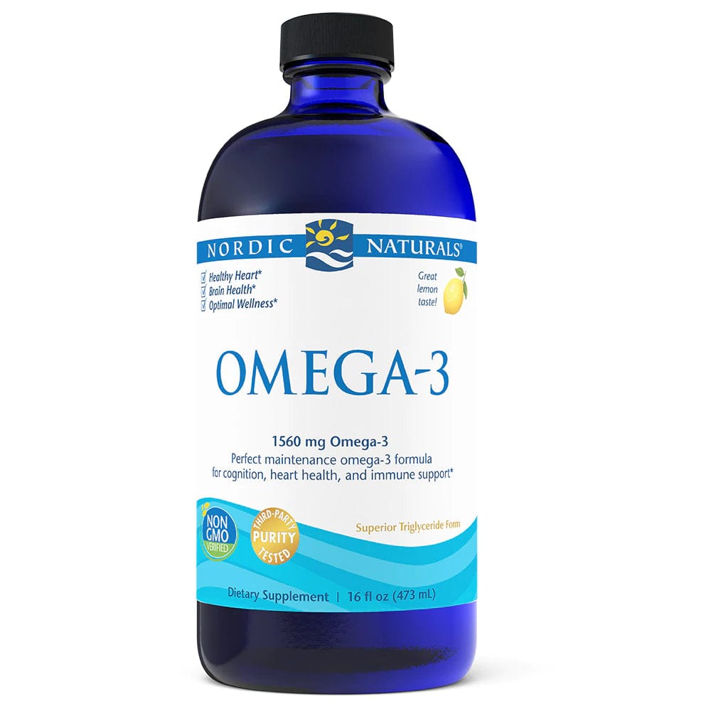 Nordic Naturals Omega-3, 1560mg Lemon 473 ml Omega-3 Oil