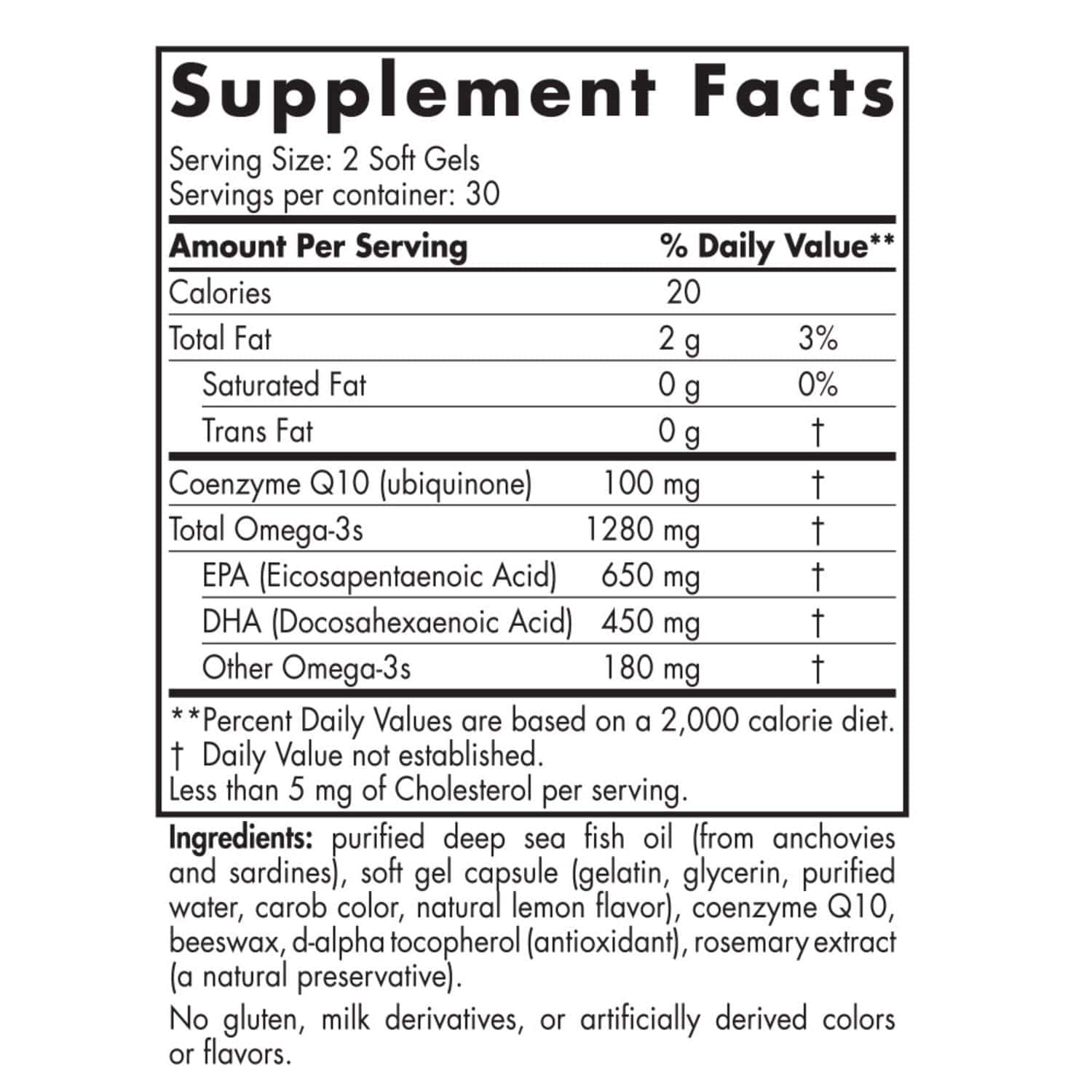 Nordic NaturalsUltimate Omega + CoQ10, 1280mgOmega + CoQ10RED SUPPS