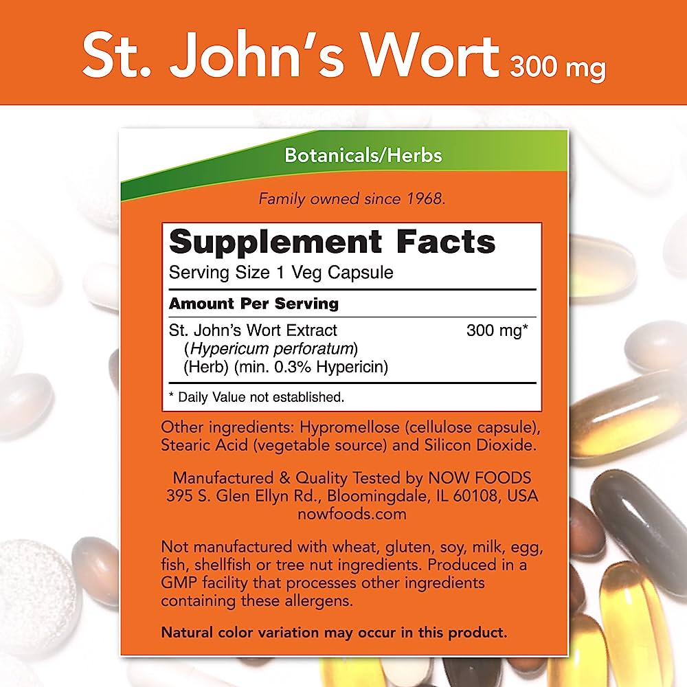 NOW FoodsSt. John's WortHerbal ExtractRED SUPPS