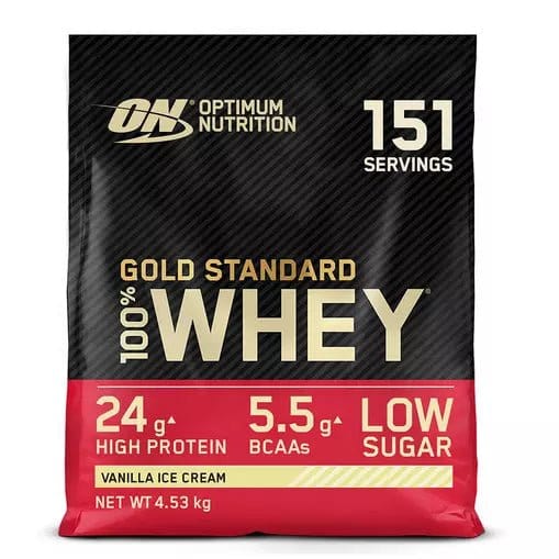 Optimum Nutrition Gold Standard 100% Whey 4.54kg 4.54kg / Vanilla Ice Cream Whey Protein