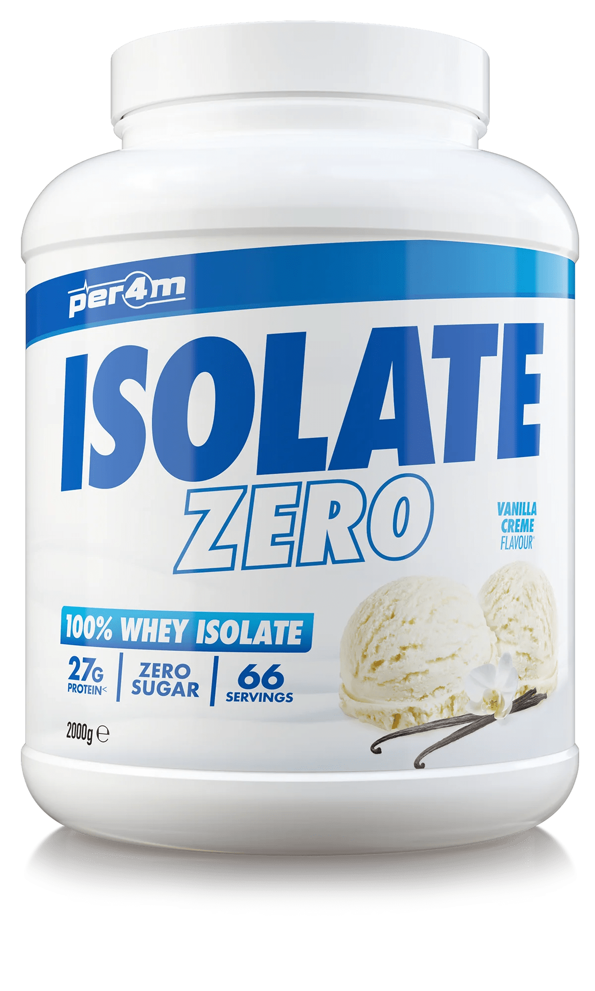 Per4m Per4m Isolate Zero 2kg 2010 grams / Vanilla Whey Protein Isolate