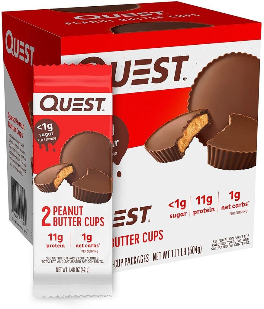 QUEST Peanut Butter Cups 1 BOX (12 pack) Peanut Butter Cups