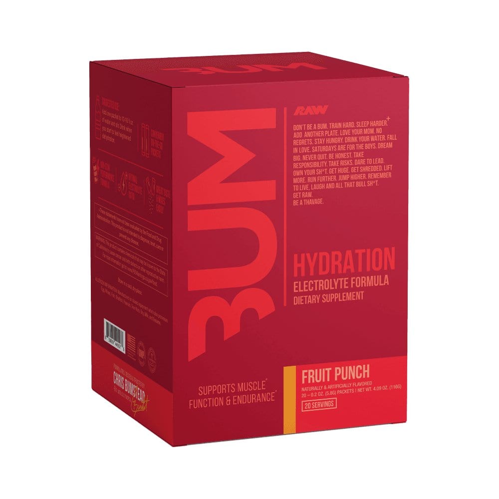 RAW Nutrition CBUM Hydrate 20 Servings / Fruit Punch