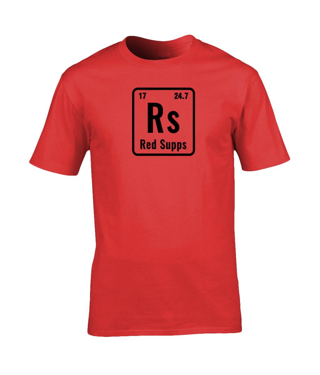 RED SUPPSMen's Elemental Logo Tee | 100% OrganicOrganic Cotton T-ShirtRED SUPPS
