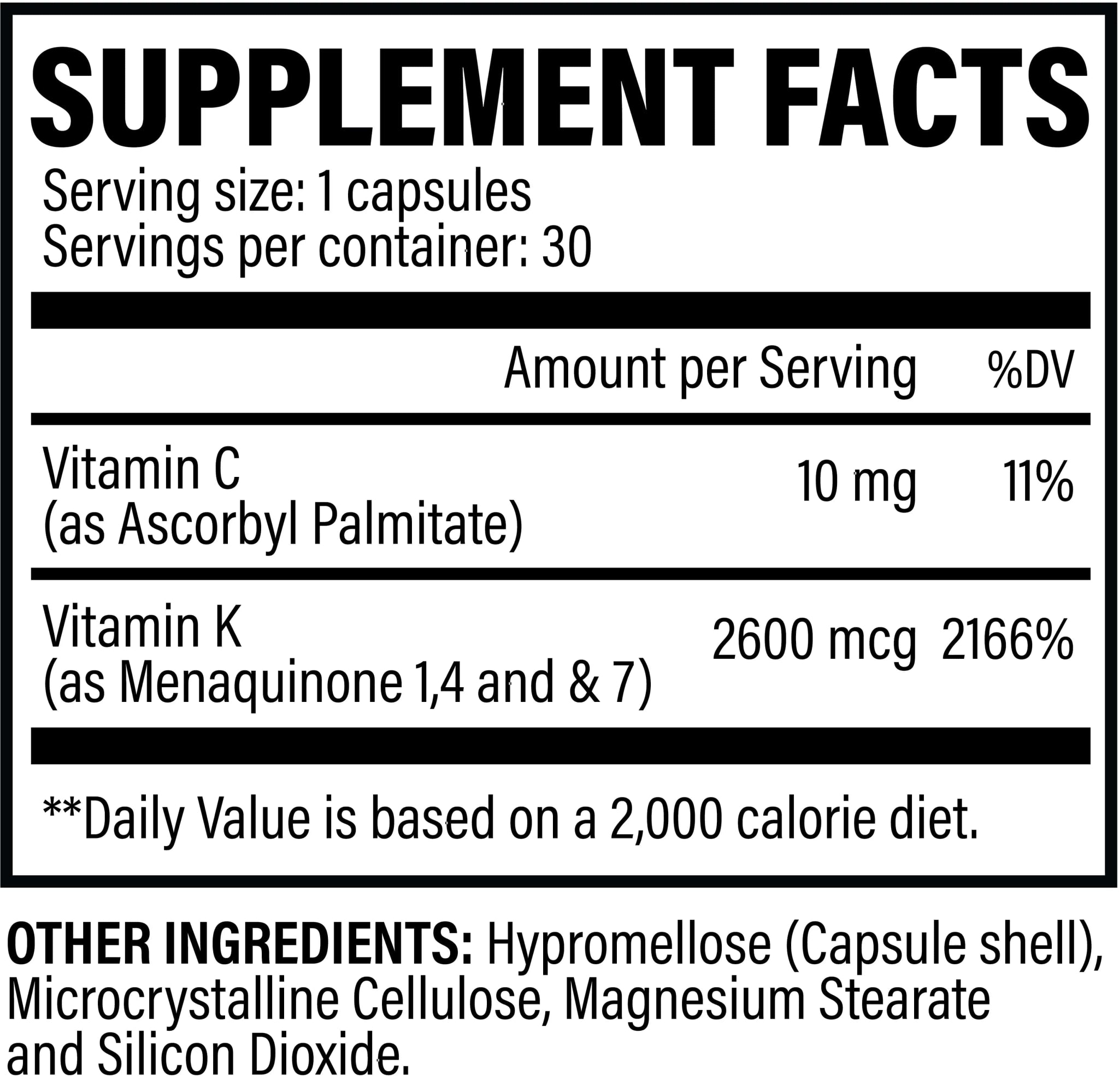 REVIVE MDVitamin K2Vitamin K2RED SUPPS