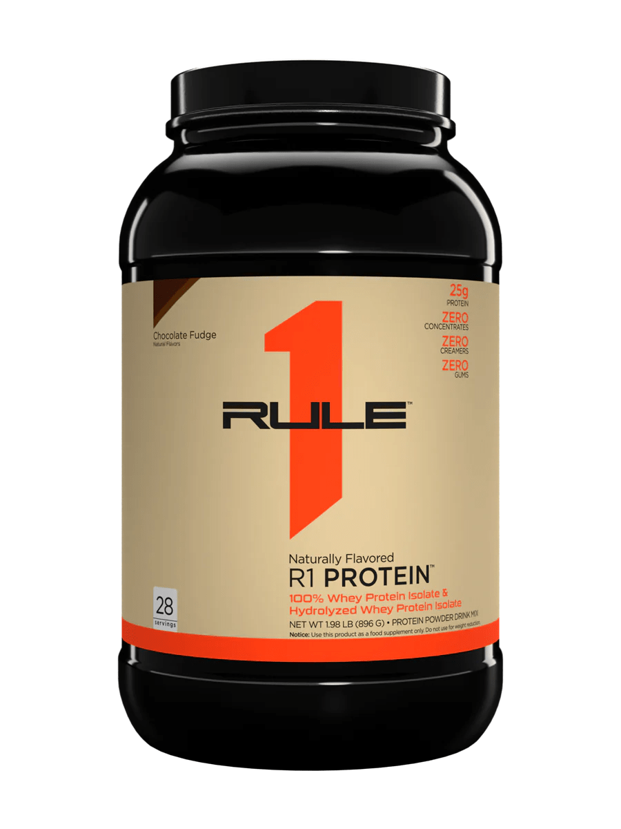 Rule One Proteins R1 Protein Naturally Flavoured 2 lb Chocolate Fudge Naturally Flavoured Protein