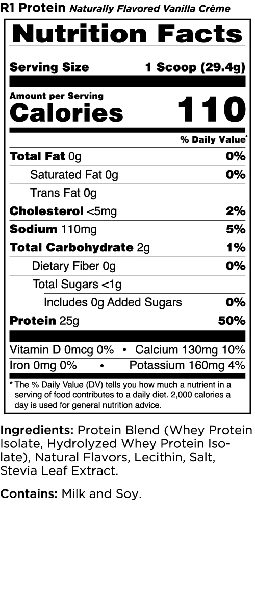 Rule One Proteins R1 Protein Naturally Flavoured 5 lb Naturally Flavoured Protein