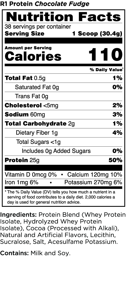 Rule One ProteinsR1 Protein 2 lbWhey Protein IsolateRED SUPPS