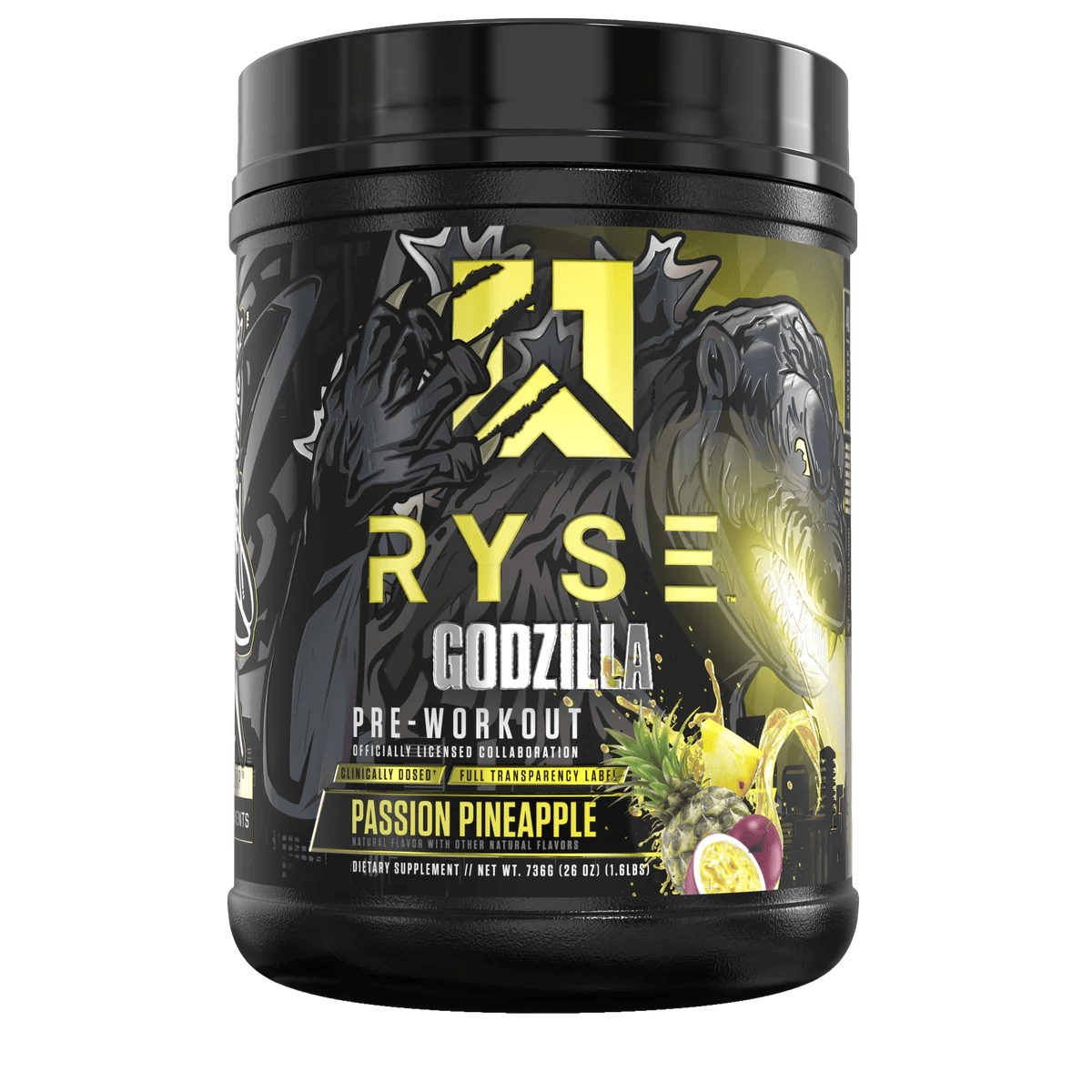 RYSE Godzilla Pre-Workout 40 servings / Passion Pineapple Pre-Workout