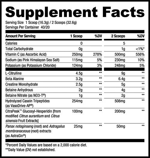 RYSEPump Daddy V2Stimulant Free Pre WorkoutRED SUPPS